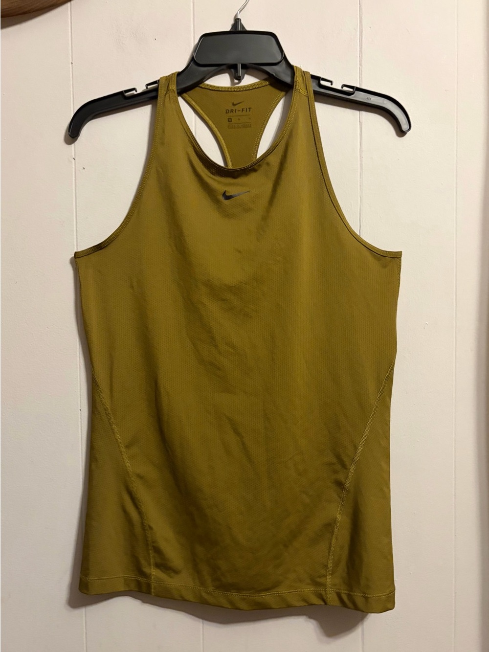 Nike Olive Green Racerback Performance Tank